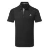 Adidas Drive Primegreen Golf Polo Shirt 1 Adidas Drive Primegreen Golf Polo Shirt -Golfausrüstungsgeschäft Adidas Drive Primegreen Golf Polo Shirt Black IA5446 Front