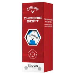 Callaway Chrome Soft Truvis Golf Balls -Golfausrüstungsgeschäft Callaway 2022 Chrome Soft Truvis Golf Balls White Blue Yellow 4