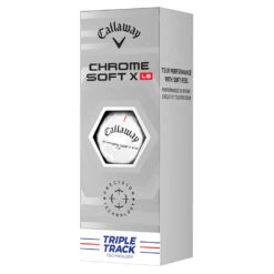 Callaway Chrome Soft X LS Triple Track Golf Balls 9 Callaway Chrome Soft X LS Triple Track Golf Balls -Golfausrüstungsgeschäft Callaway 2022 Chrome Soft X LS Triple Track Golf Balls White 4