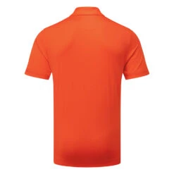 Callaway X-Series Street Mural Print Golf Polo Shirt -Golfausrüstungsgeschäft Callaway AW22 X Series Street Mural Print Polo Shirt CGKSC024 825 SHCAL253 S Tangerine Tango Back