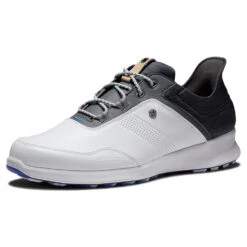 FootJoy FJ Stratos 50072 Golf Shoes -Golfausrüstungsgeschäft FootJoy FJ Stratos 50072 Golf Shoes White Black Forged Iron Blanc de Blanc 5