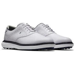 FootJoy FJ Traditions Spikeless 57927 Golf Shoes 10 FootJoy FJ Traditions Spikeless 57927 Golf Shoes -Golfausrüstungsgeschäft FootJoy FJ Traditions Spikeless Shoes White Navy 3