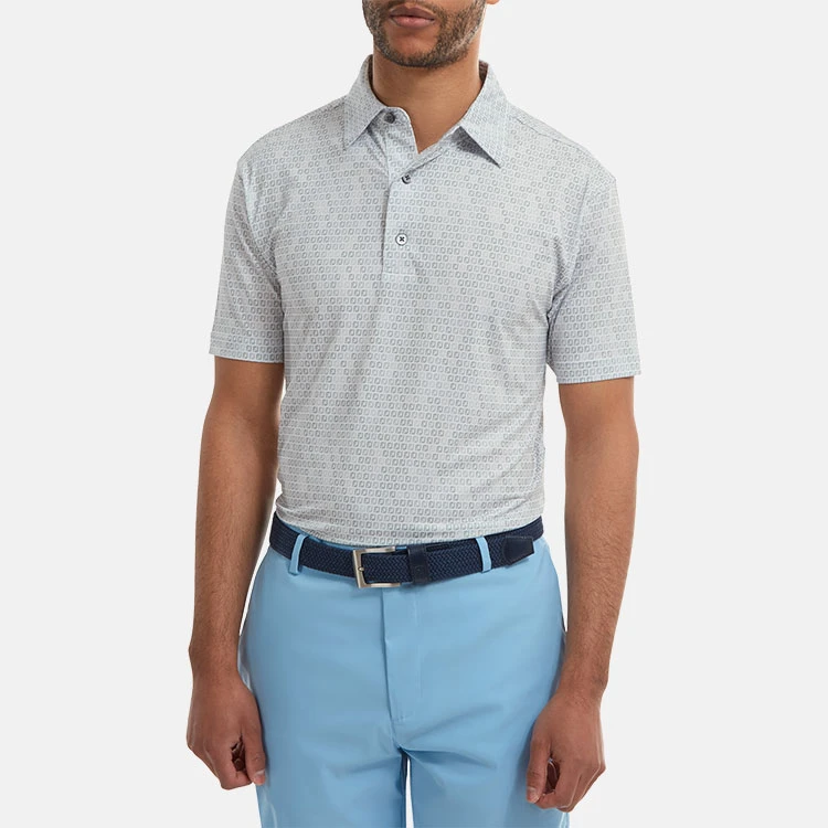 FootJoy Digital Camo FJ Print Lisle Golf Polo Shirt 6 FootJoy Digital Camo FJ Print Lisle Golf Polo Shirt - Image 4