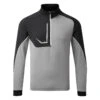 Galvin Green Daxton Insula Golf Pullover -Golfausrüstungsgeschäft Galvin Green AW22 DAXTON G124270 SHARKSKIN BLACK WHITE Front