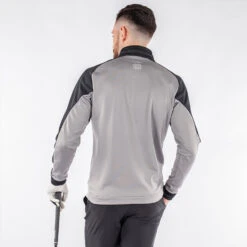Galvin Green Daxton Insula Golf Pullover -Golfausrüstungsgeschäft Galvin Green AW22 DAXTON G124270 SHARKSKIN BLACK WHITE model 3