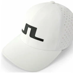J.Lindeberg Dylan Golf Cap -Golfausrüstungsgeschäft J Lindeberg Dylan Golf Cap White Black 3