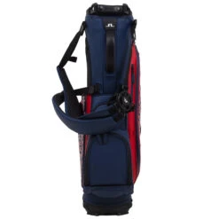 J.Lindeberg Play ST Golf Stand Bag -Golfausrüstungsgeschäft J Lindeberg Play ST Golf Stand Bag Swirl Red JL Navy Barbados Cherry 3