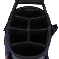 J.Lindeberg Play ST Golf Stand Bag -Golfausrüstungsgeschäft J Lindeberg Play ST Golf Stand Bag Swirl Red JL Navy Barbados Cherry 4