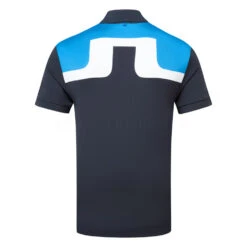 J.Lindeberg Jeff Golf Polo Shirt -Golfausrüstungsgeschäft J.Lindeberg SS23 Jeff Regular Fit Polo GMJT07620 6855 SHLIN180 JL Navy Back