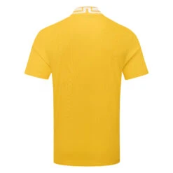 J.Lindeberg Tyson Golf Polo Shirt -Golfausrüstungsgeschäft J.Lindeberg SS23 Tyson Regular Fit Polo GMJT07647 I040 SHLIN187 CitrusWhite Back
