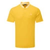 J.Lindeberg Tyson Golf Polo Shirt -Golfausrüstungsgeschäft J.Lindeberg SS23 Tyson Regular Fit Polo GMJT07647 I040 SHLIN187 CitrusWhite Front