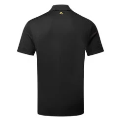 J.Lindeberg Diamond Golf Polo Shirt -Golfausrüstungsgeschäft J.Lindeberg GMJT06475 9999 M Diamond Regular Fit Polo Black Back