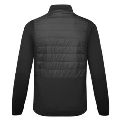 J.Lindeberg Kenny Hybrid Thermal Golf Wind Jacket -Golfausrüstungsgeschäft J.Lindenberg Kenny Hybrid Jacket AMOW08165 9999 WTLIN042 Black back