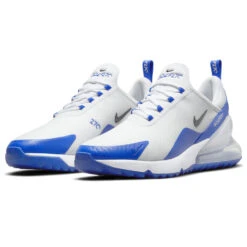Nike Air Max 270G Golf Shoes -Golfausrüstungsgeschäft Nike Air Max 270 G Golf Shoes White Racer Blue Pure Platinum 5