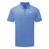 Nike Dry Victory Solid Golf Polo Shirt -Golfausrüstungsgeschäft Nike SS22 Dry Victory Solid Golf Polo Shirt DH0822 412 M SHNIK780 University Blue White Front