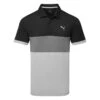 Puma Cloudspun Highway Golf Polo Shirt -Golfausrüstungsgeschäft PUMA SS22 Cloudspun Highway Golf Polo Shirt High Rise Code 532972 01 SHPUM575 M Black Front