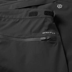 Ping Sensor Dry 2.5 Waterproof Golf Pants -Golfausrüstungsgeschäft Ping AW22 Sensory Dry 2.5 Graphene Waterproof Pants Black P03491 WPPIN016 33 Leg Detail