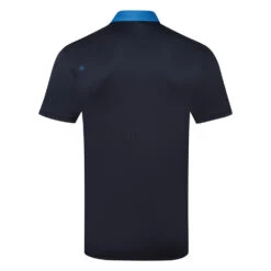 Ping Morten Golf Polo Shirt -Golfausrüstungsgeschäft Ping SS23 Morten Polo Shirt P03575 DN90 SHPIN351 Danube Navy Multi Back