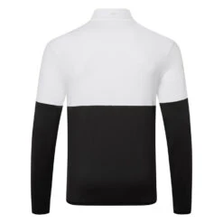 Ping Nexus 1/2 Zip Golf Sweater -Golfausrüstungsgeschäft Ping SS23 Nexus 1 4 Zip Sweater P03578 090 SWPIN173 Black White Back