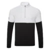 Ping Nexus 1/2 Zip Golf Sweater -Golfausrüstungsgeschäft Ping SS23 Nexus 1 4 Zip Sweater P03578 090 SWPIN173 Black White Front