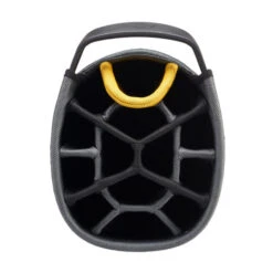 Golfausrüstungsgeschäft -Golfausrüstungsgeschäft Powakaddy Premium Tech Cart Bag Black Gunmetal Yellow 2