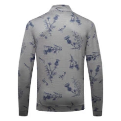 Puma Cloudspun Lowlands 1/4 Zip Golf Popover -Golfausrüstungsgeschäft Puma Cloudspun Lowlands 1 4 Zip Golf Popover Quiet Shade Heather 537067 02 SWPUM258 Back