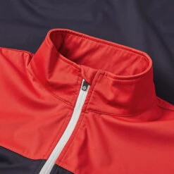 Golfausrüstungsgeschäft -Golfausrüstungsgeschäft Sunderland AW22 Cortina Half Sleeve Windproof Top SUNMW85 COR WTSUN053 M Navy Red White Detail