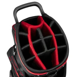 TaylorMade Tour Lite Golf Cart Bag 9 TaylorMade Tour Lite Golf Cart Bag -Golfausrüstungsgeschäft TaylorMade Tour Lite Golf Cart Bag Black Red 4