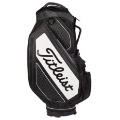 Titleist Jet Black Premium StaDry Golf Cart Bag 8 Titleist Jet Black Premium StaDry Golf Cart Bag -Golfausrüstungsgeschäft Titleist 2022 Tour Series Premium StaDry Cart Bag Black White 3