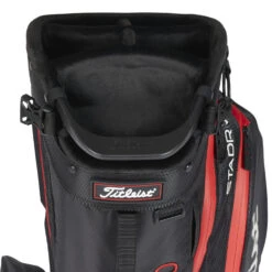 Titleist Players 5 StaDry Golf Stand Bag -Golfausrüstungsgeschäft Titleist 2023 Players 5 Stadry Stand Bag Black Black Red 4