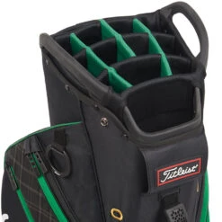 Titleist Cart 14 SE Shamrock Golf Cart Bag -Golfausrüstungsgeschäft Titleist Cart 14 Shamrock Golf Cart Bag Black Green 4