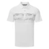 TravisMathew Activate Golf Polo Shirt -Golfausrüstungsgeschäft Travis Mathew SS21 Activate Golf Polo Shirt 1MW440 SHTRA055 XL White Front