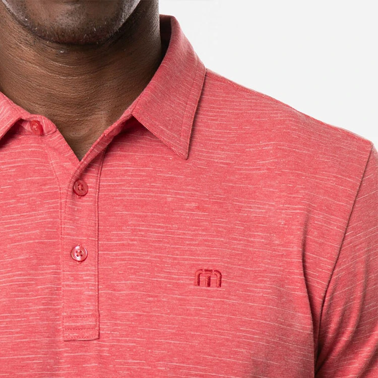 TravisMathew The Heater Golf Polo Shirt Black 7 TravisMathew The Heater Golf Polo Shirt Black - Image 5