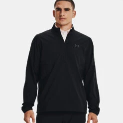 Under Armour Storm Windstrike 1/2 Zip Golf Wind Top 11 Under Armour Storm Windstrike 1/2 Zip Golf Wind Top -Golfausrüstungsgeschäft Under Armour AW22 Storm Windstrike 1 2 Zip Wind Top 1370156 001 WTUND084 S Black Jet Gray Model 1