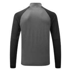 Adidas Colour Block 1/4 Zip Golf Sweater 10 Adidas Colour Block 1/4 Zip Golf Sweater -Golfausrüstungsgeschäft adidas SS22 Colour Block 1 4 Zip Golf Sweater HC5573 Grey Six Black Back