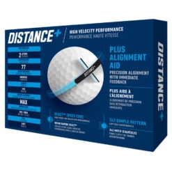 TaylorMade Distance Plus Golf Balls -Golfausrüstungsgeschäft distanceplusballswhite3