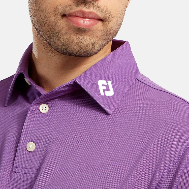 FootJoy Stretch Pique Solid Golf Polo Shirt 7 FootJoy Stretch Pique Solid Golf Polo Shirt - Image 5