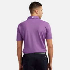 FootJoy Stretch Pique Solid Golf Polo Shirt 13 FootJoy Stretch Pique Solid Golf Polo Shirt -Golfausrüstungsgeschäft footjoy pique ss shirt ath 91820 purple Model 3