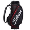 Titleist Jet Black Golf Tour Staff Bag -Golfausrüstungsgeschäft jetblackstafftourbagblackred1